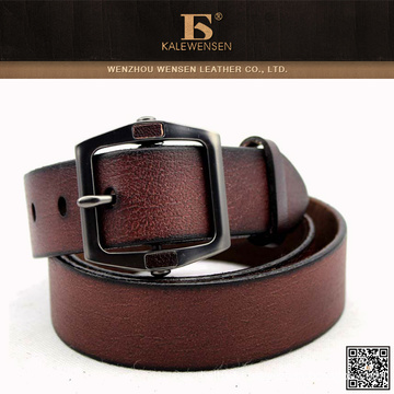 Eco-friendly best selling womens brown leather belt